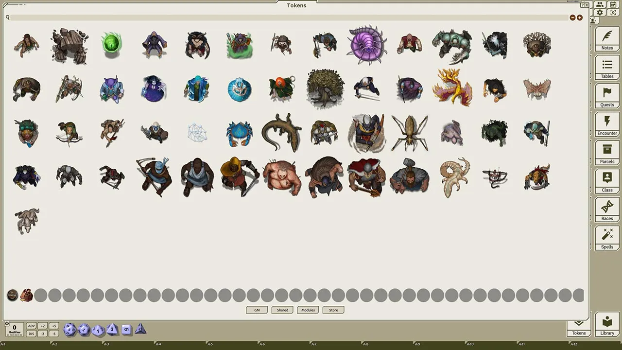Fantasy Grounds - Devin Night: Tome of Beasts Pack 4 – Eleinomae–Goatman (Token Pack) Screenshot 2