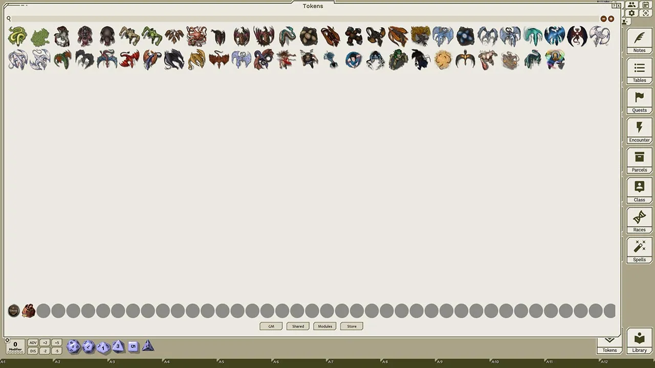 Fantasy Grounds - Devin Night: Tome of Beasts Pack 3 – Dipsa to Einherjar (Token Pack) Screenshot 0