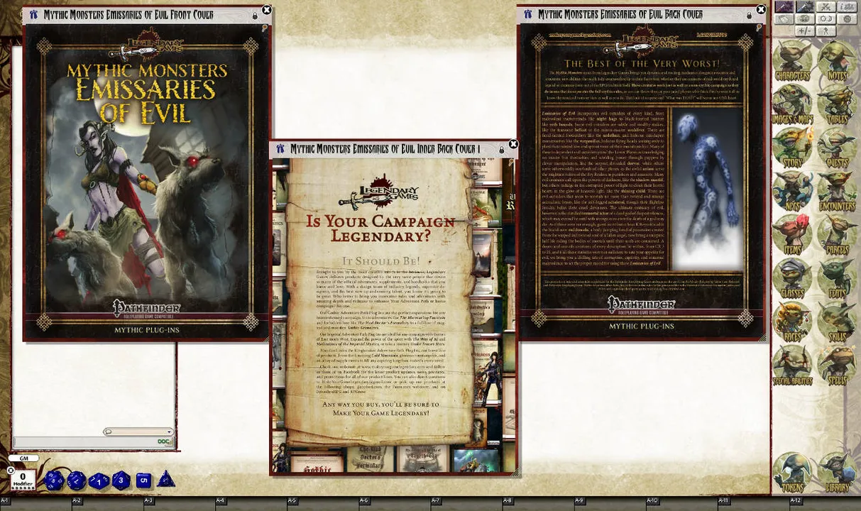 Fantasy Grounds - Mythic Monsters #22: Emissaries of Evil (PFRPG) Screenshot 2