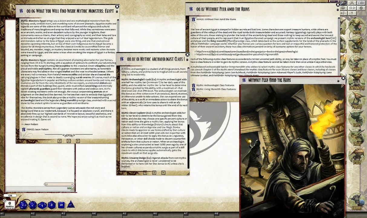 Fantasy Grounds - Mythic Monsters #34: Egypt (PFRPG) Screenshot 3