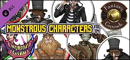 Fantasy Grounds - Monstrous Characters, Volume 4 (Token Pack)