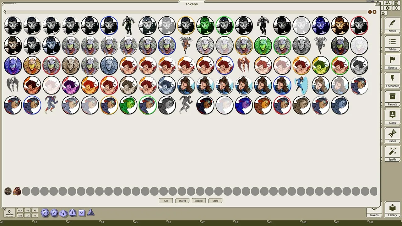 Fantasy Grounds - Supers, Volume 4 (Token Pack) Screenshot 1
