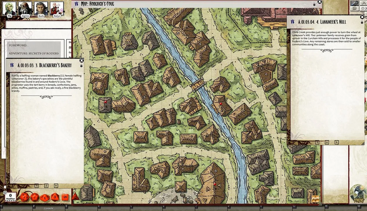Fantasy Grounds - Pathfinder RPG - Return of the Runelords AP 1: Secrets of Roderic's Cove (PFRPG) Screenshot 6