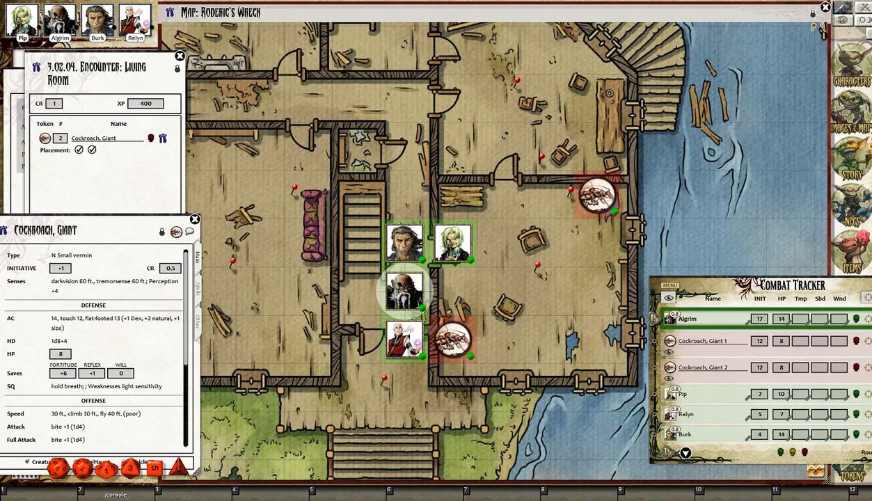 Fantasy Grounds - Pathfinder RPG - Return of the Runelords AP 1: Secrets of Roderic's Cove (PFRPG) Screenshot 2