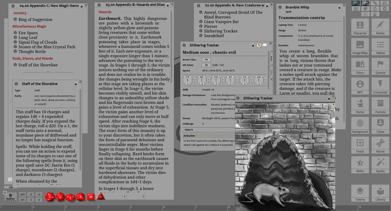 Fantasy Grounds - Quests of Doom 4: A Midnight Council of Quail (5E) Screenshot 1