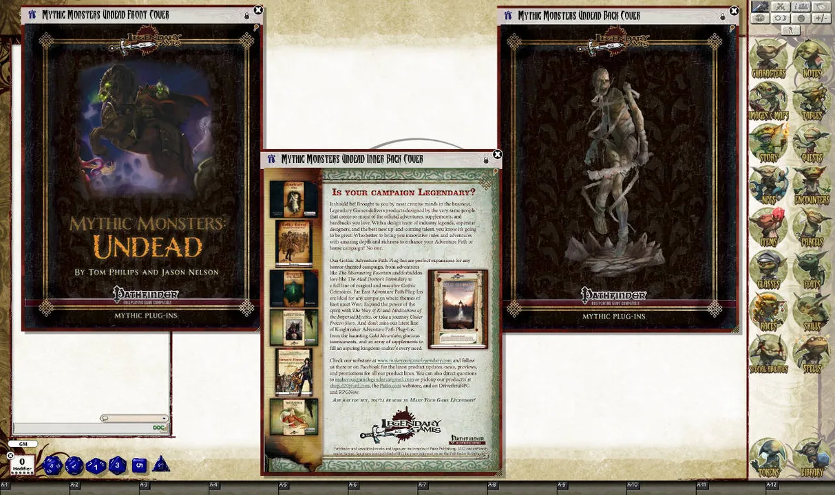 Fantasy Grounds - Mythic Monsters #9: Undead (PFRPG) Screenshot 2