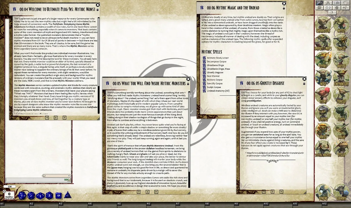 Fantasy Grounds - Mythic Monsters #9: Undead (PFRPG) Screenshot 3