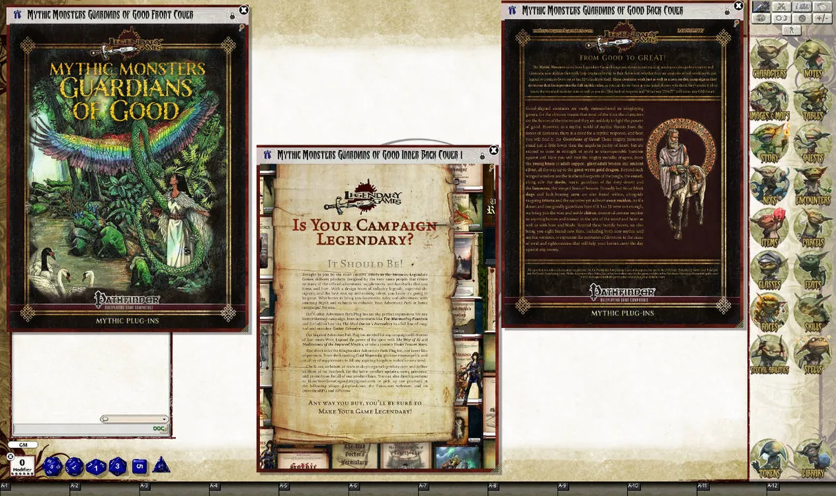 Fantasy Grounds - Mythic Monsters #20: Guardians of Good (PFRPG) Screenshot 0