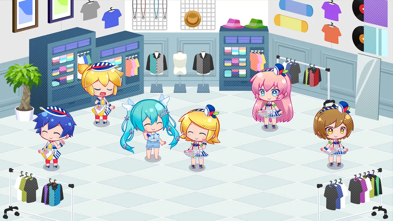 Hatsune Miku Logic Paint S+ Tropical Vacation Screenshot 2