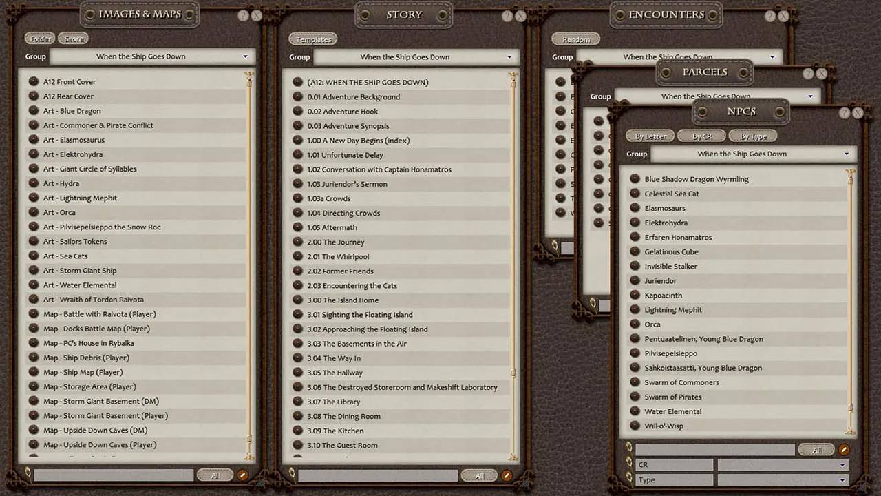 Fantasy Grounds - A12: When the Ship Goes Down (5E) Screenshot 0