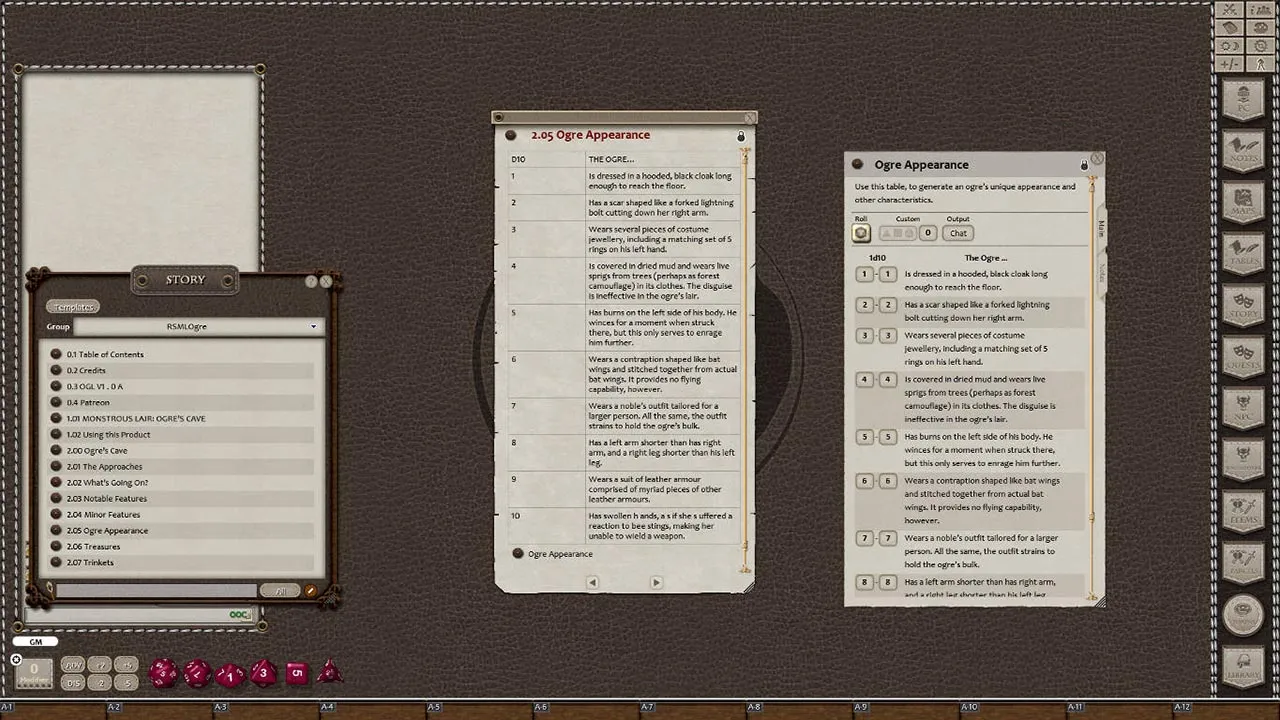 Fantasy Grounds - Monstrous Lair #3: Ogre Cave (Map Pack) Screenshot 1