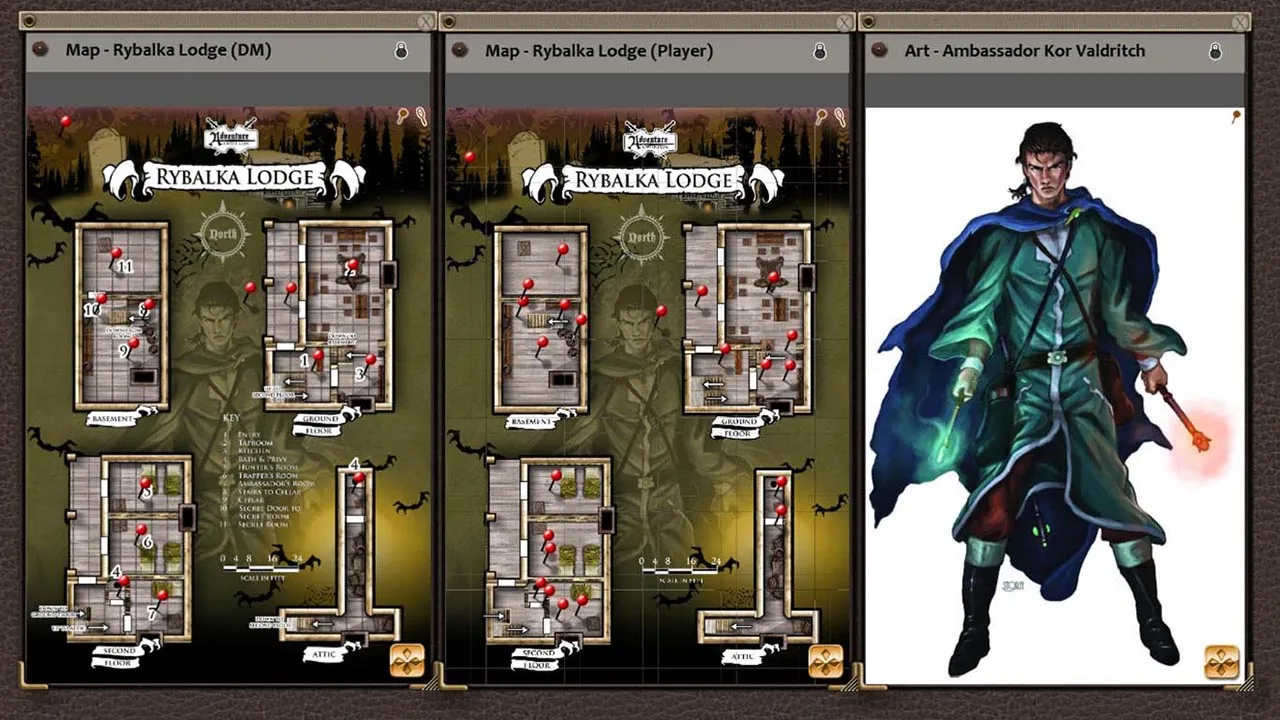 Fantasy Grounds - A17: Haunting at Rybalka Lodge (5E) Screenshot 3