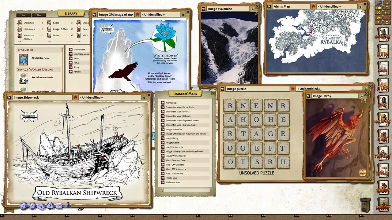 Fantasy Grounds - A05: Winterflower (Savage Worlds) Screenshot 3
