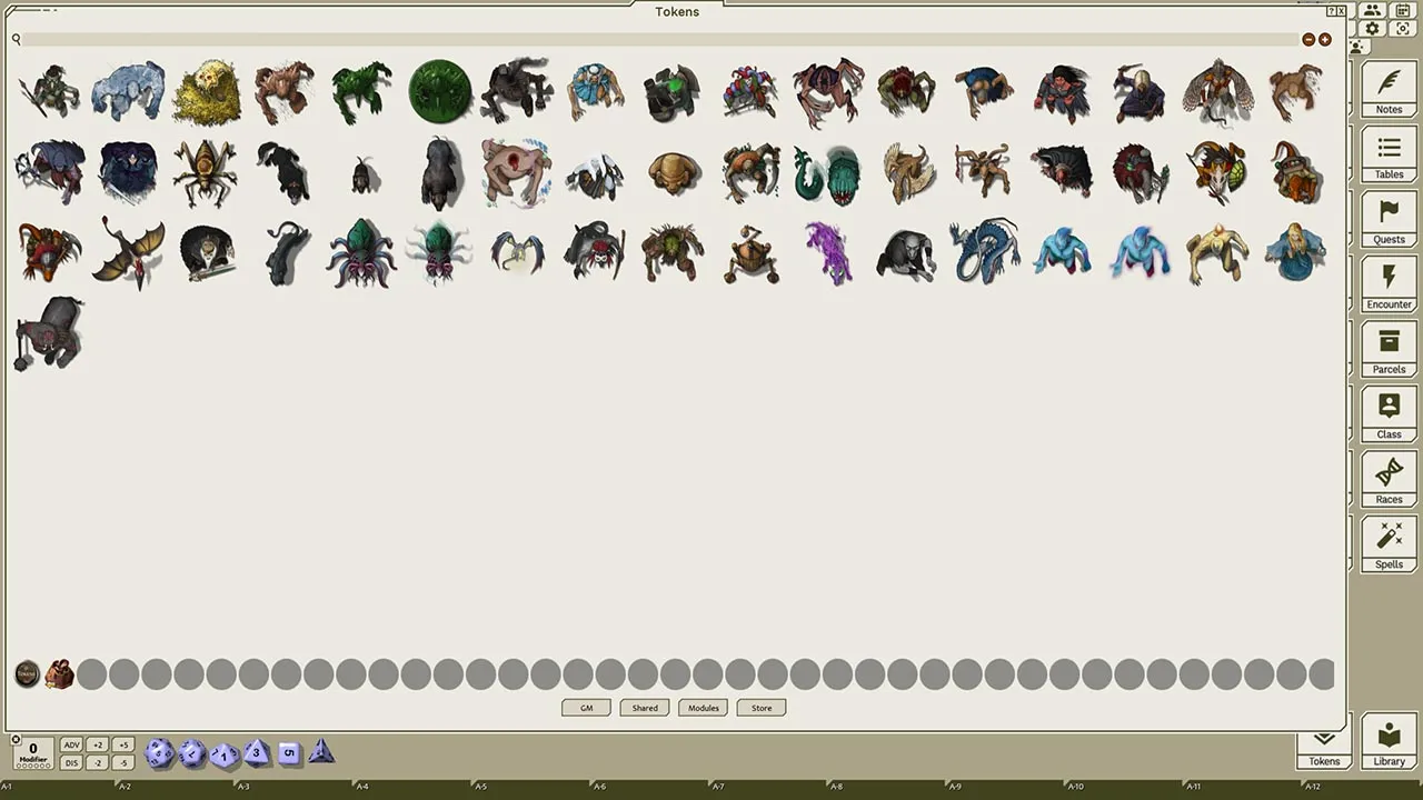 Fantasy Grounds - Devin Night: Tome of Beasts Pack 5 - Dust Goblin - Loxoda (Token Pack) Screenshot 1