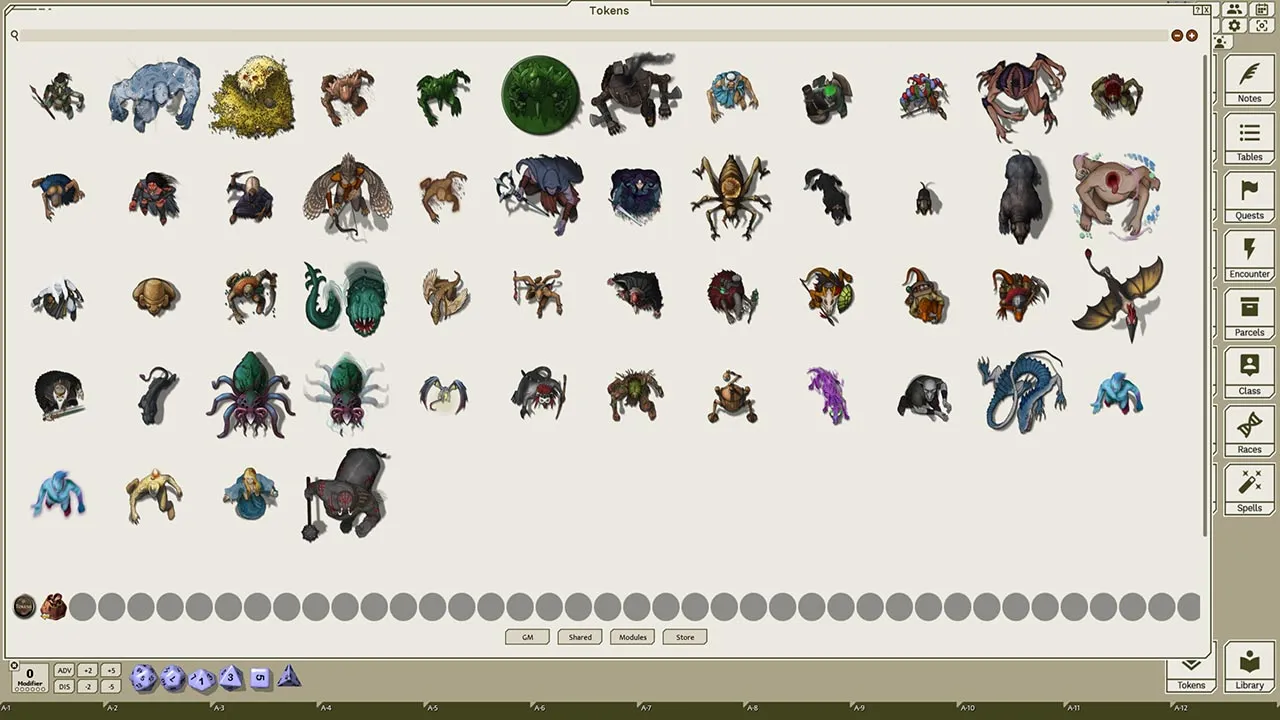Fantasy Grounds - Devin Night: Tome of Beasts Pack 5 - Dust Goblin - Loxoda (Token Pack) Screenshot 2