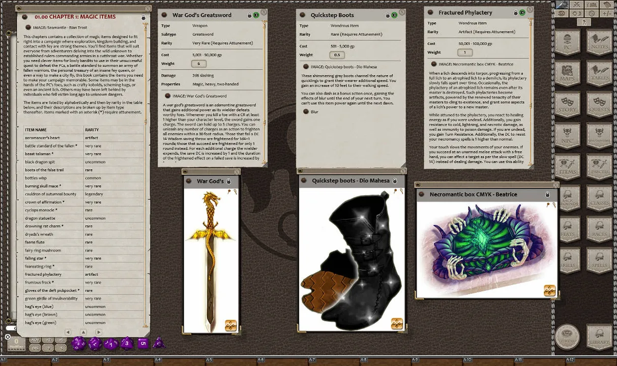 Fantasy Grounds - Forest Kingdom Campaign Compendium (5E) Screenshot 1