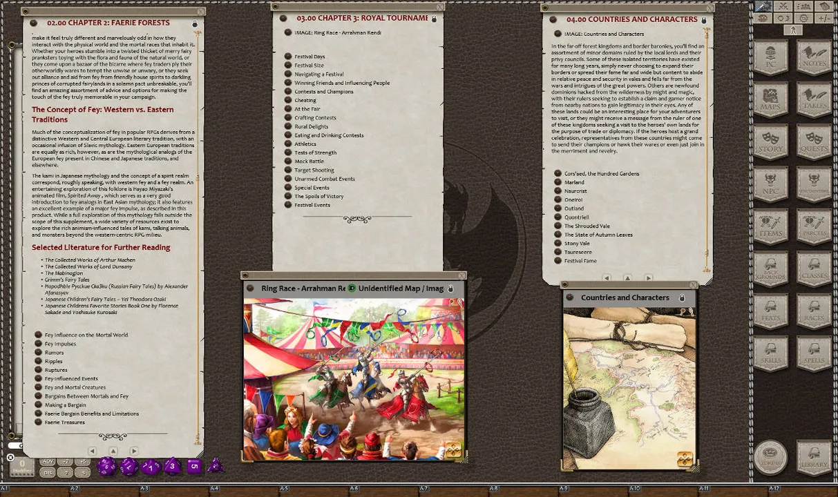 Fantasy Grounds - Forest Kingdom Campaign Compendium (5E) Screenshot 2