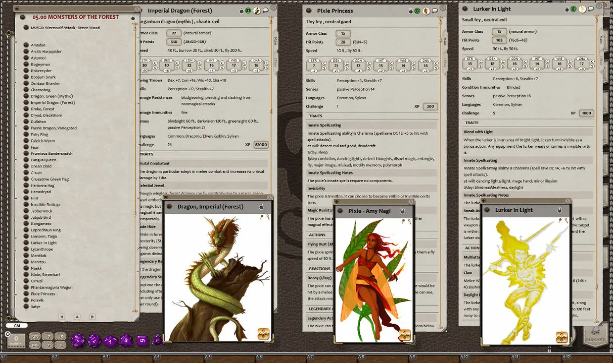Fantasy Grounds - Forest Kingdom Campaign Compendium (5E) Screenshot 3
