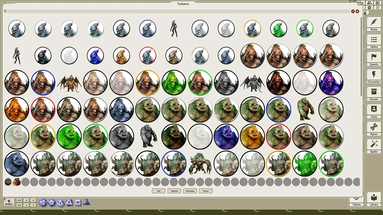 Fantasy Grounds - Creatures A-Z, Volume 5 (Token Pack) Screenshot 3