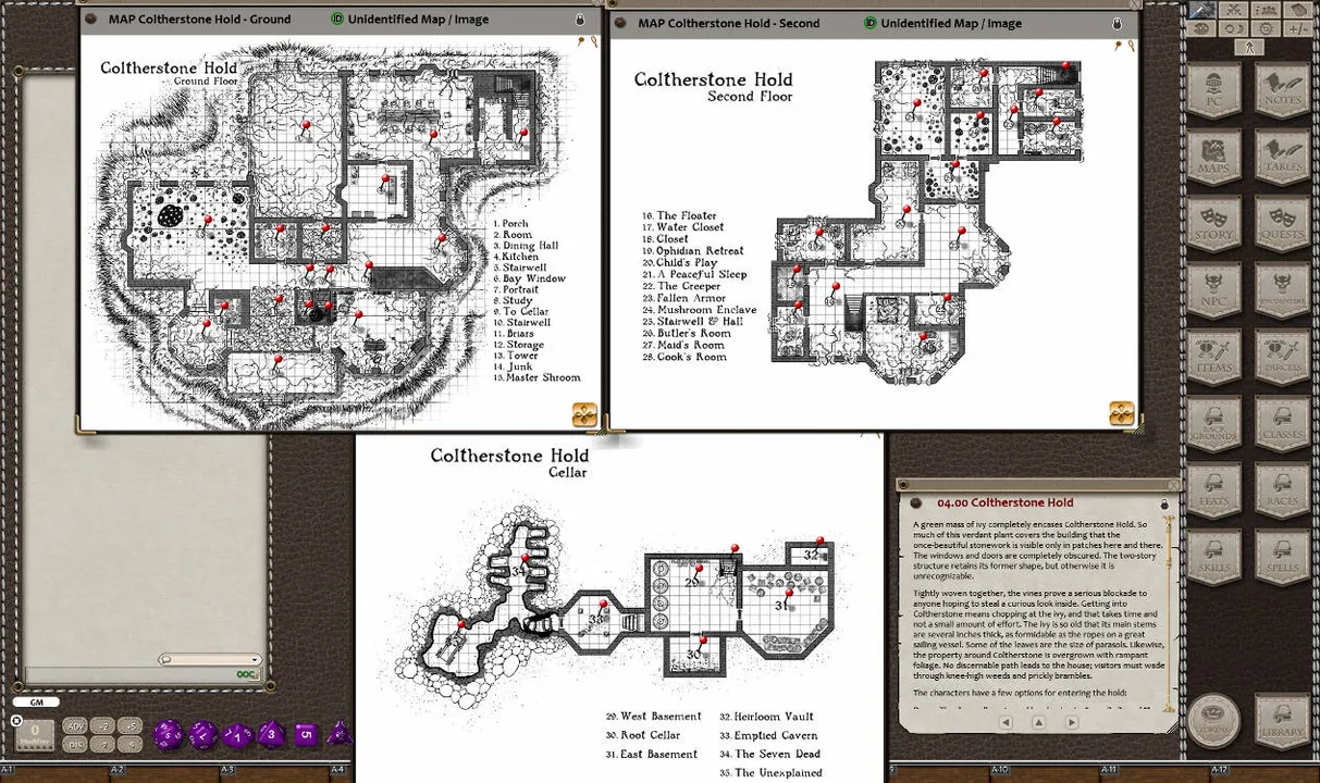 Fantasy Grounds - Quests of Doom 4: Desperation of Ivy (5E) Screenshot 3