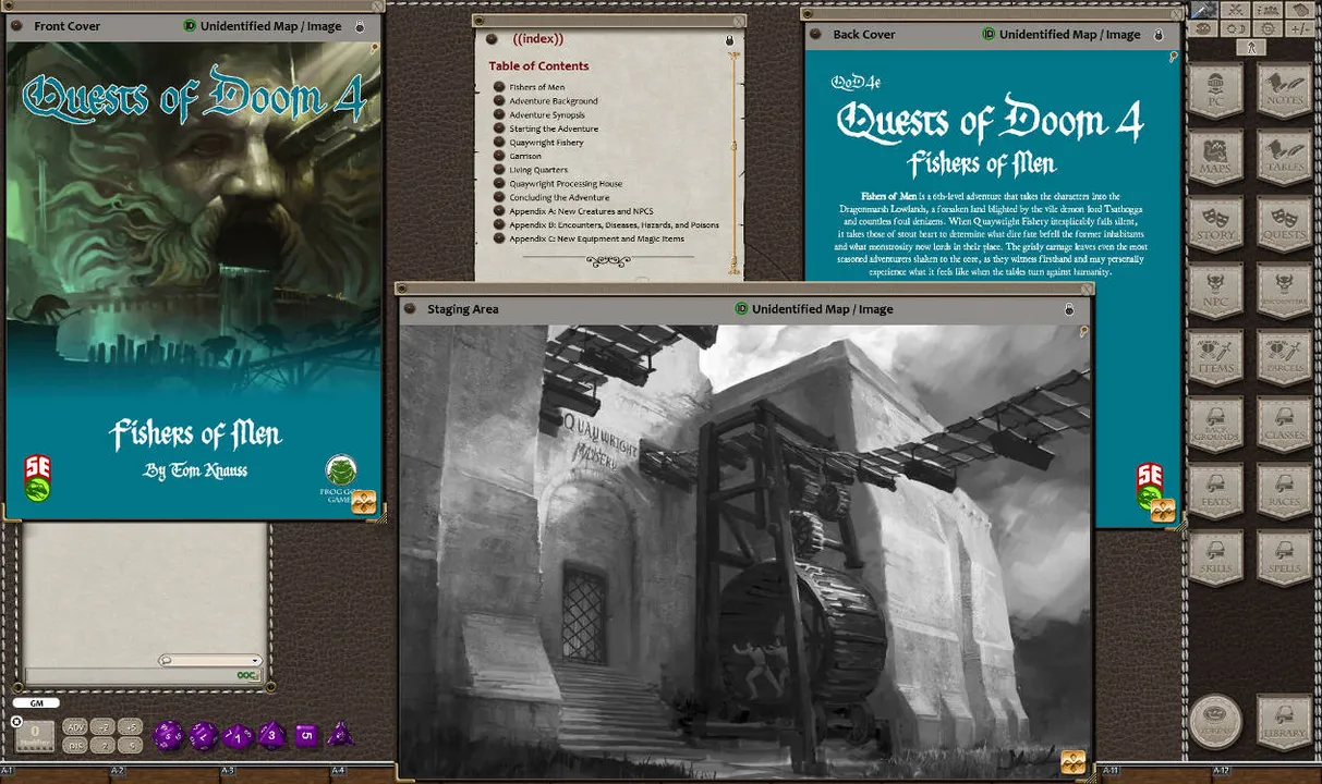 Fantasy Grounds - Quests of Doom 4: Fishers of Men (5E) Screenshot 2