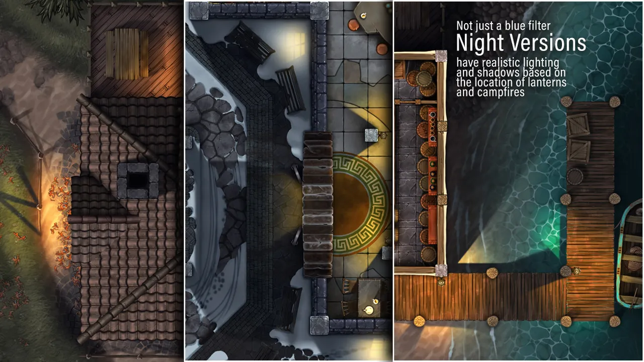 Fantasy Grounds - Taverns & Inns Pack 1 - Living Maps (Map Pack) Screenshot 0