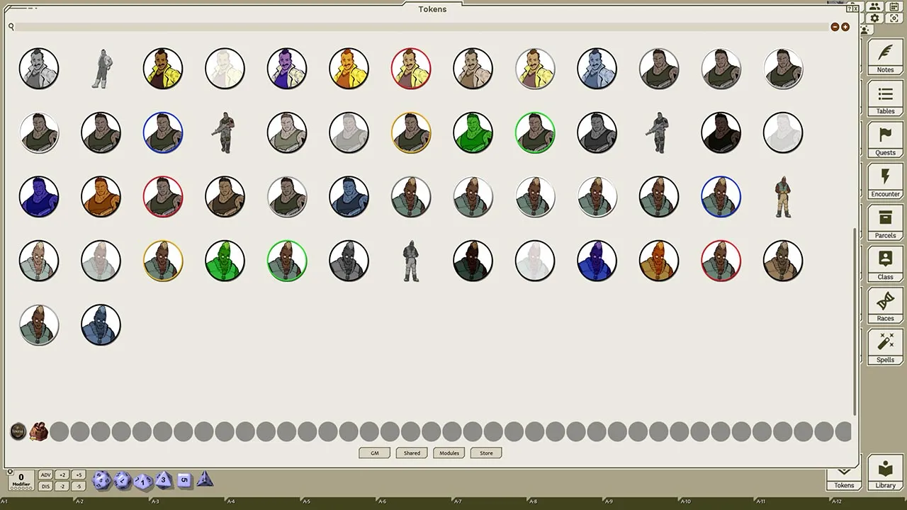 Fantasy Grounds - Moderns, Volume 4 (Token Pack) Screenshot 2