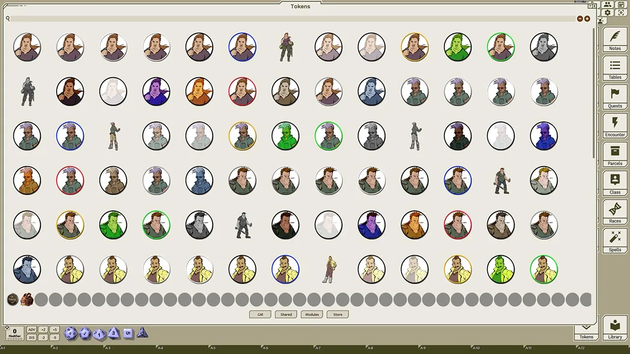Fantasy Grounds - Moderns, Volume 4 (Token Pack) Screenshot 1