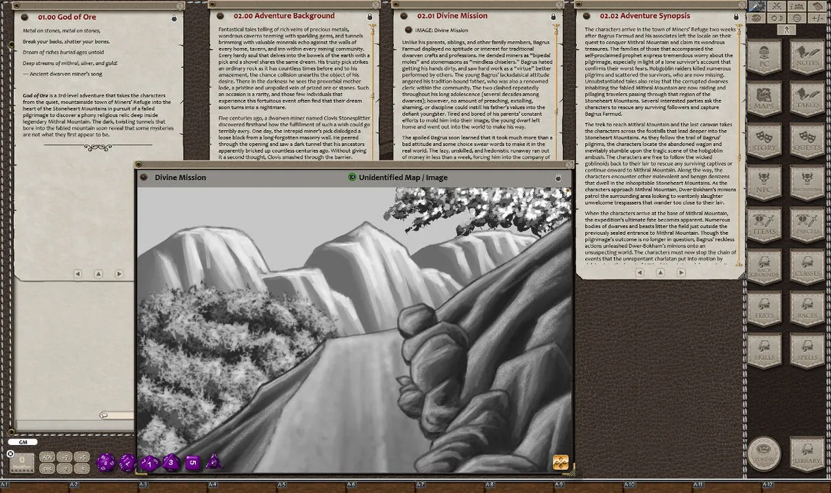 Fantasy Grounds - Quests of Doom 4: God of Ore (5E) Screenshot 3