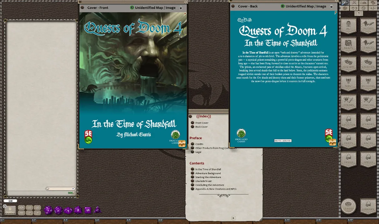 Fantasy Grounds - Quests of Doom 4: In the Time of Shardfall (5E) Screenshot 1