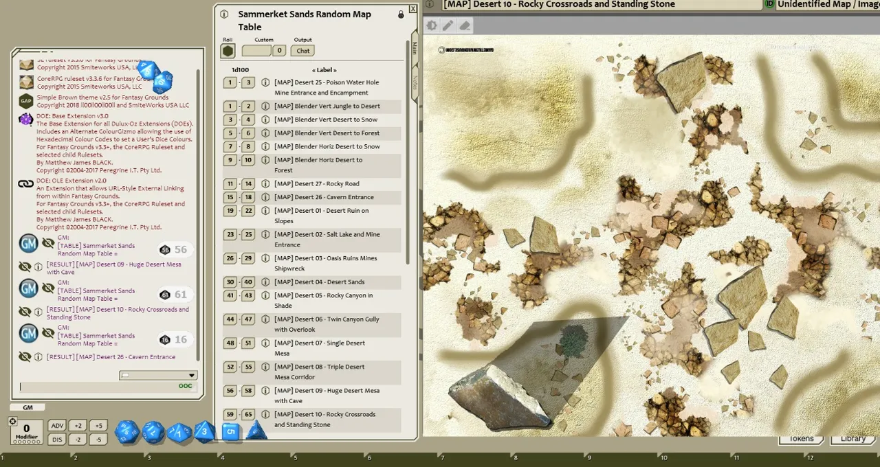 Fantasy Grounds - Meanders Map Pack: Sammerket Sands (Map Pack) Screenshot 2