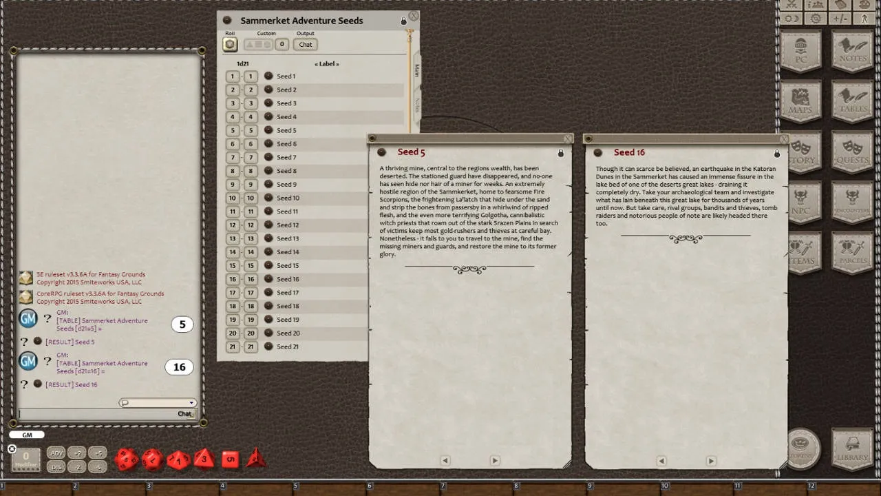 Fantasy Grounds - Meanders Map Pack: Sammerket Sands (Map Pack) Screenshot 5