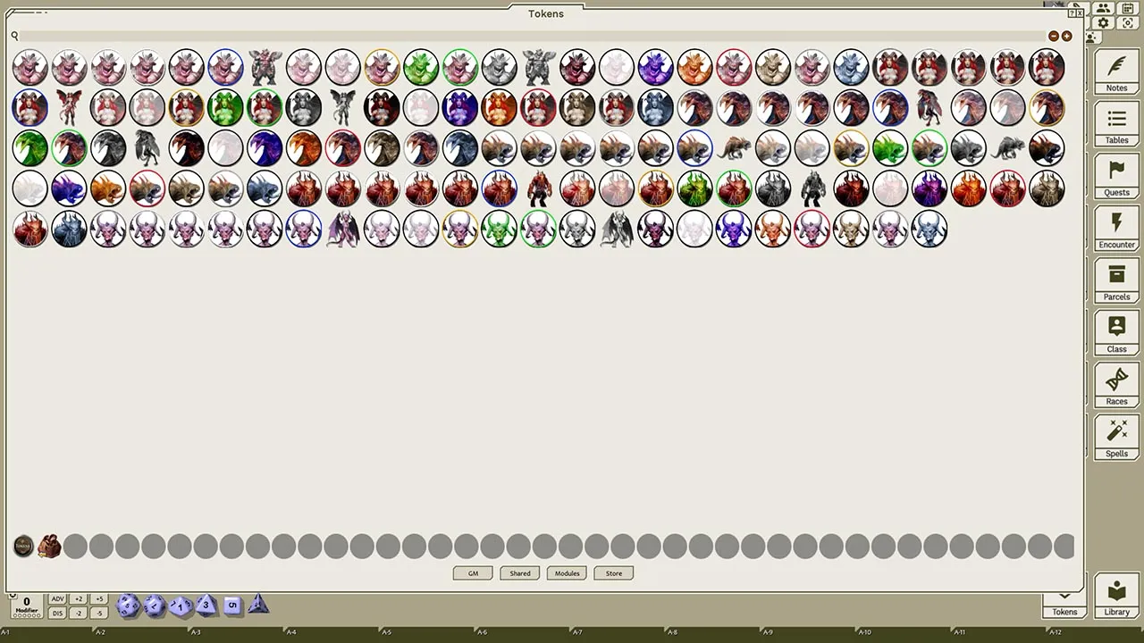 Fantasy Grounds - Creatures A-Z, Volume 6 (Token Pack) Screenshot 0