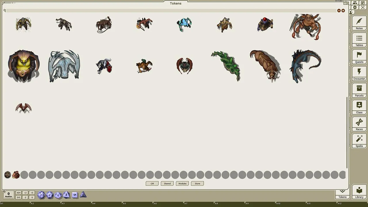 Fantasy Grounds - Tome of Beasts Pack 2: Clockworks - Dinosaurs (Token Pack) Screenshot 1