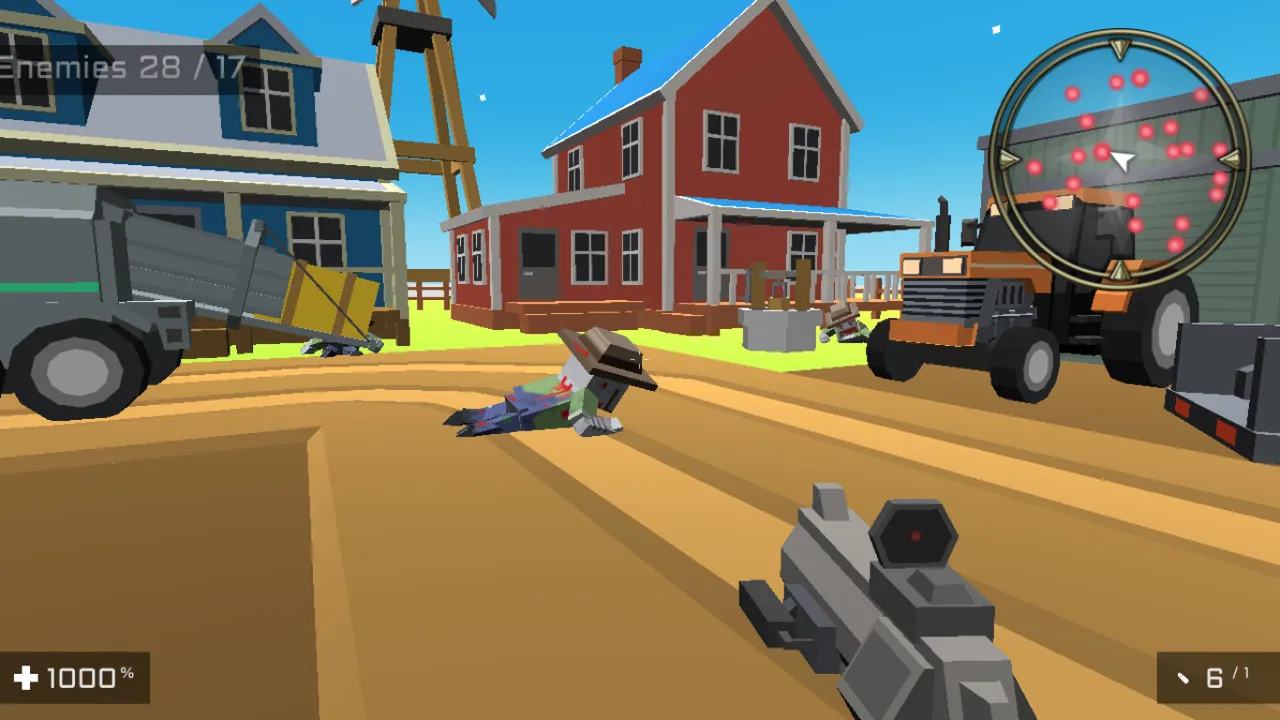 Square Head Zombies 2 - FPS Game Screenshot 3
