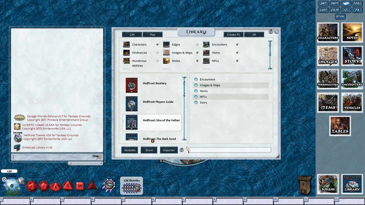 Fantasy Grounds - Hellfrost: Sins of the Father (Savage Worlds) Screenshot 0