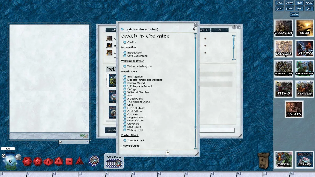 Fantasy Grounds - Hellfrost: Death in the Mire (Savage Worlds) Screenshot 1