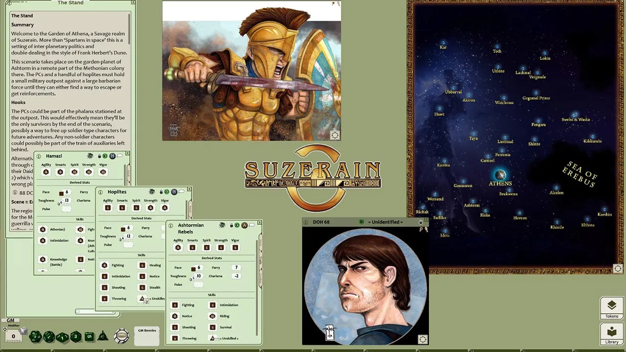 Fantasy Grounds - Dogs of Hades Intro Pack (Savage Worlds) Screenshot 4