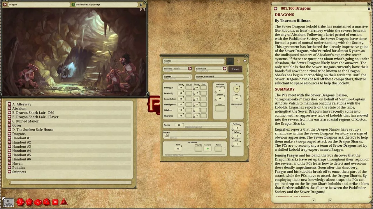 Fantasy Grounds - Pathfinder Playtest - The Rose Street Revenge (PFRPG2) Screenshot 2