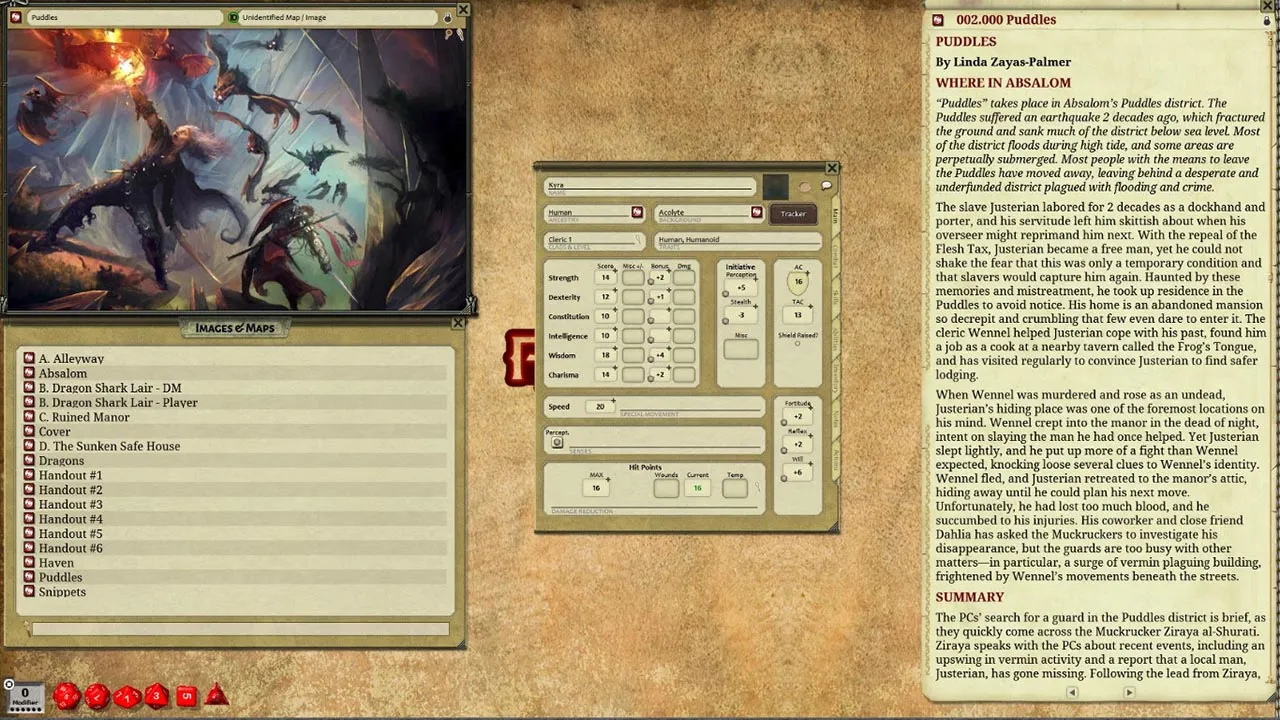 Fantasy Grounds - Pathfinder Playtest - The Rose Street Revenge (PFRPG2) Screenshot 3