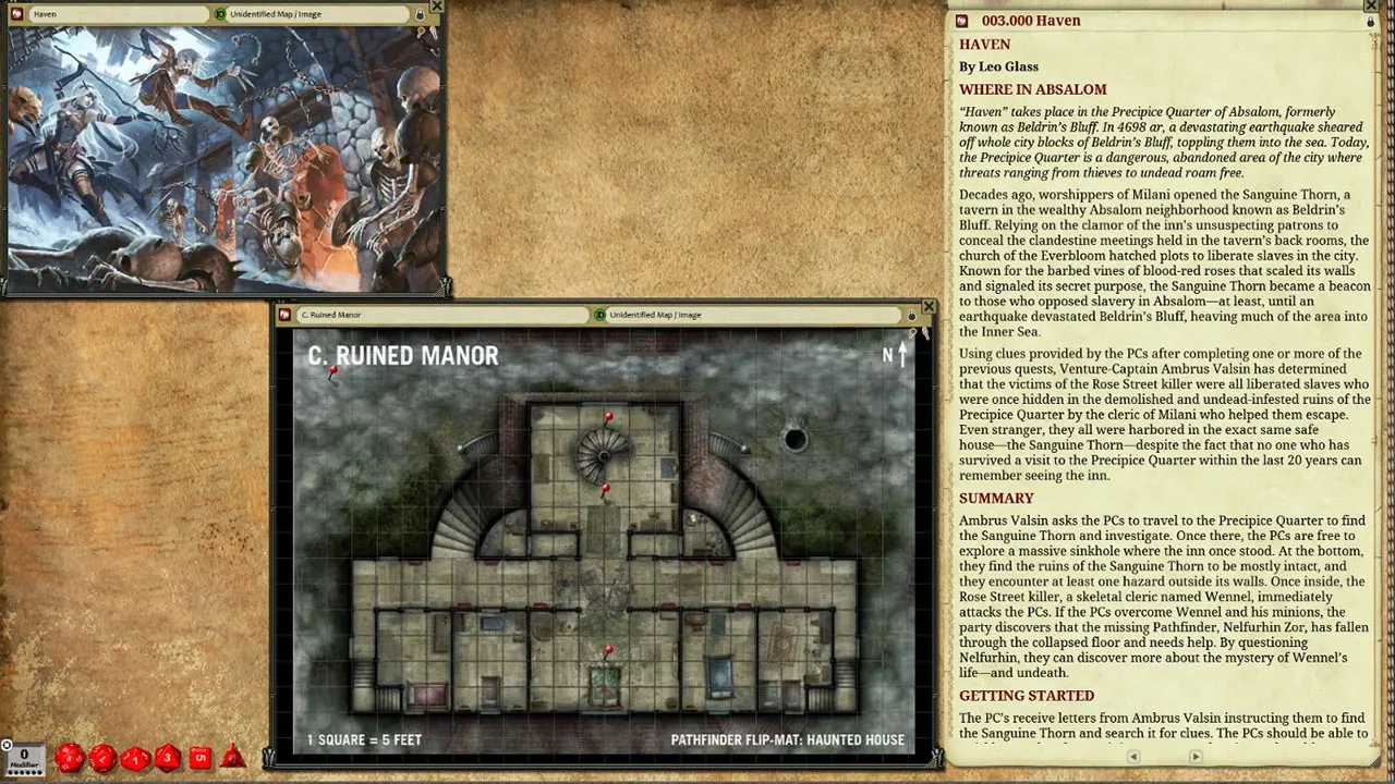 Fantasy Grounds - Pathfinder Playtest - The Rose Street Revenge (PFRPG2) Screenshot 4