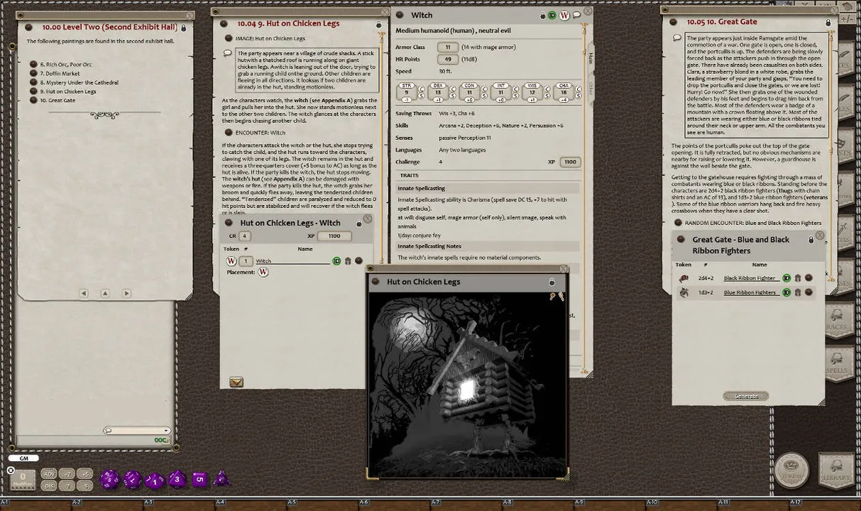 Fantasy Grounds - Quests of Doom 4: Pictures at an Exhibition (5E) Screenshot 2