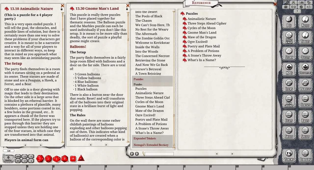 Fantasy Grounds - Nerzugal's Game Master Toolkit (5E) Screenshot 2