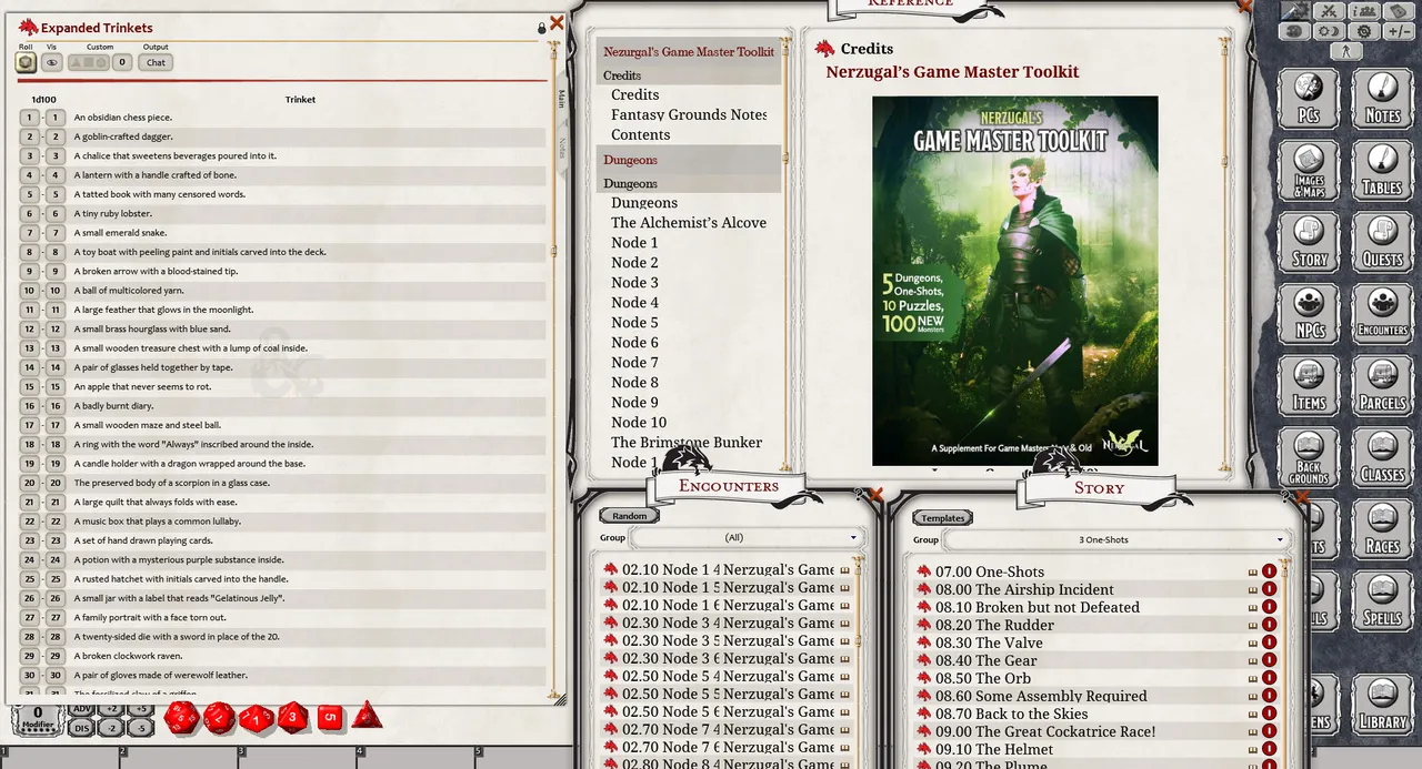 Fantasy Grounds - Nerzugal's Game Master Toolkit (5E) Screenshot 4