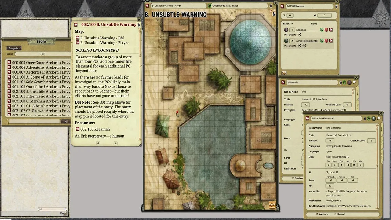 Fantasy Grounds - Pathfinder Society Playtest Scenario #3: Arclord's Envy (PFRPG2) Screenshot 3