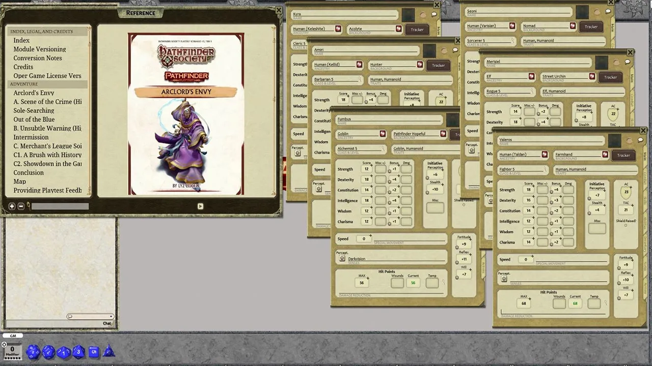 Fantasy Grounds - Pathfinder Society Playtest Scenario #3: Arclord's Envy (PFRPG2) Screenshot 1
