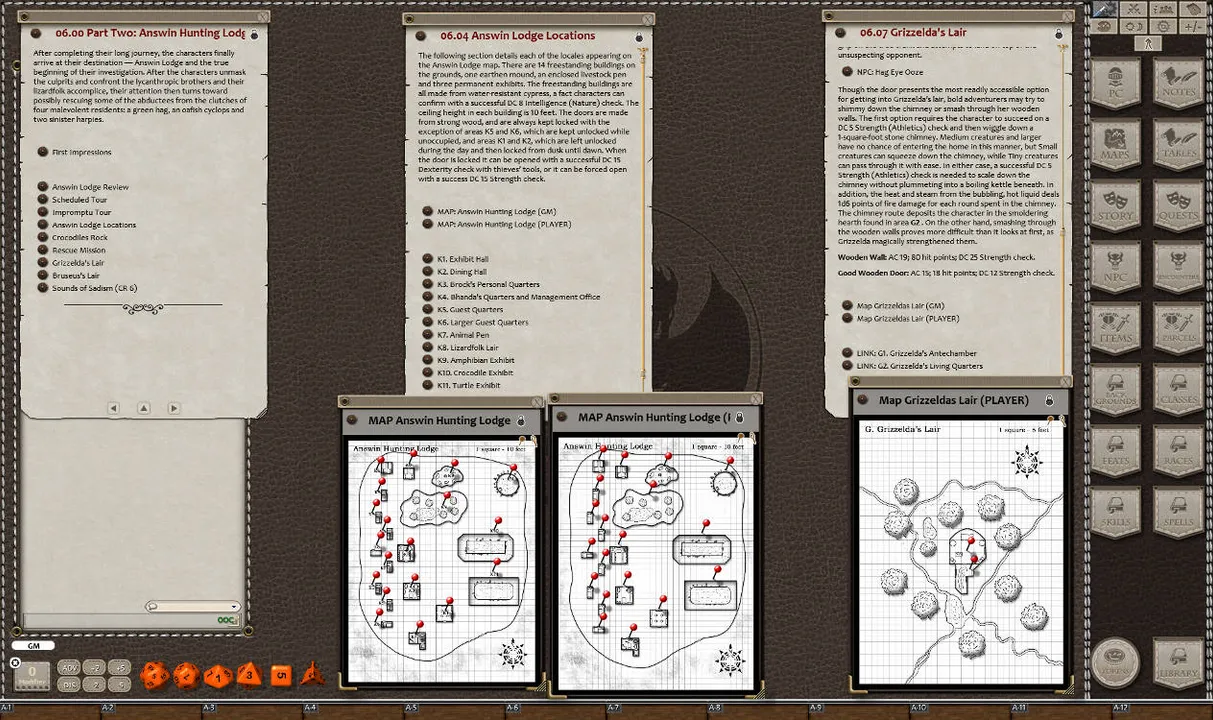 Fantasy Grounds: Quests of Doom 4 - The Hunter's Game (5E) Screenshot 4