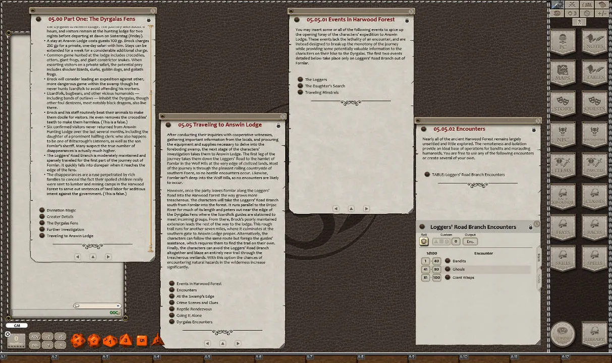 Fantasy Grounds: Quests of Doom 4 - The Hunter's Game (5E) Screenshot 3