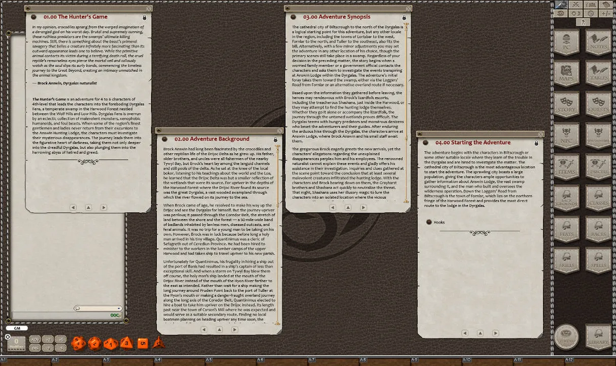 Fantasy Grounds: Quests of Doom 4 - The Hunter's Game (5E) Screenshot 2