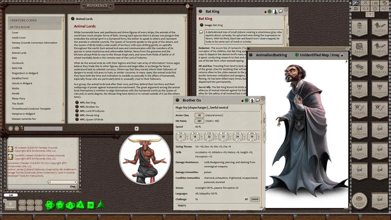 Fantasy Grounds - Creature Codex (5E) Screenshot 4